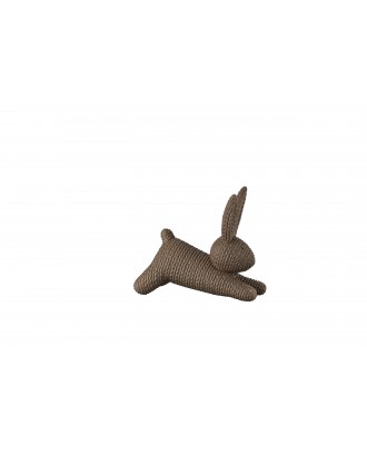 Decoratiune din portelan maro pentru Paste, model iepure mediu - ROSENTHAL